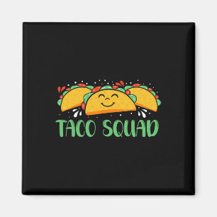 Imã Engraçado Taco Esquadrão Cinco De Mayo Homens E Mu