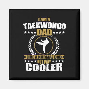 Imã Engraçado Tae Kwon Do Fighter Pai Taekwondo Para M