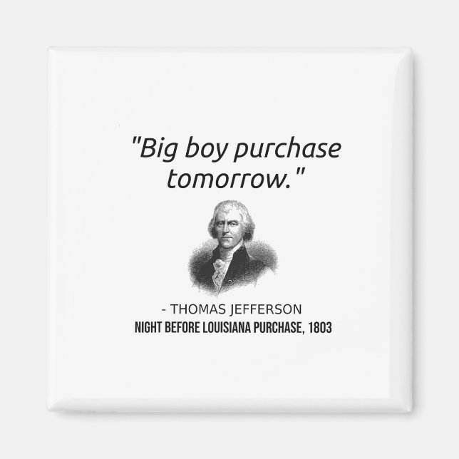 Imã Engraçado Thomas Jefferson, Professor de História  (Frente)