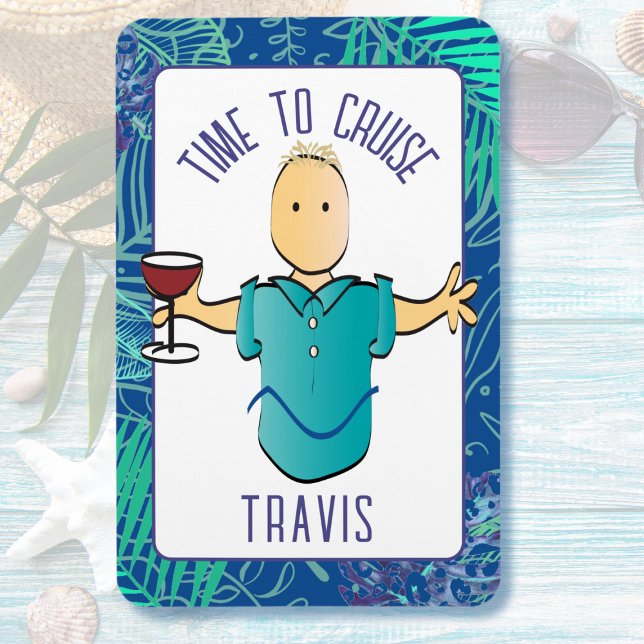 Ímã Engraçado, tinto-tinto-tinto-tinto-tinto-touro-tro (Criador carregado)