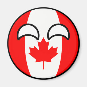 Imã Engraçado Trending Geeky Canadá Countryball