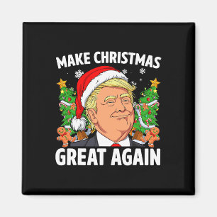 Imã Engraçado Trump 2024 Faça Excelente de Natal novam