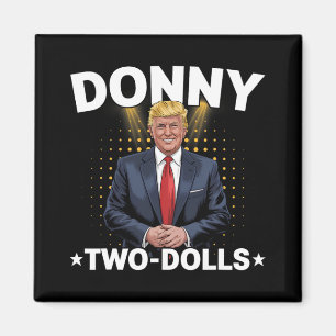 Imã Engraçado Trump Donny Dois Dólares 2 Dólares No Na