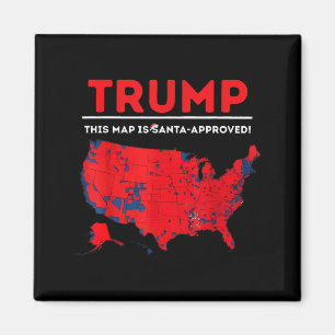 Imã Engraçado Trump Este Mapa É Aprovado Por Papai Noe