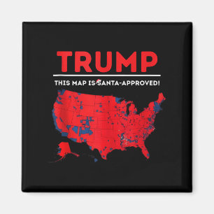 Imã Engraçado Trump Este Mapa É Aprovado Por Papai Noe