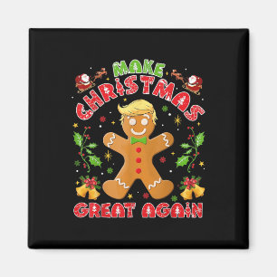 Imã Engraçado Trump Gingerbird Homem faz Excelente de 
