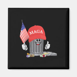 Imã Engraçado Trump Mega Garbage Can Personagem de des