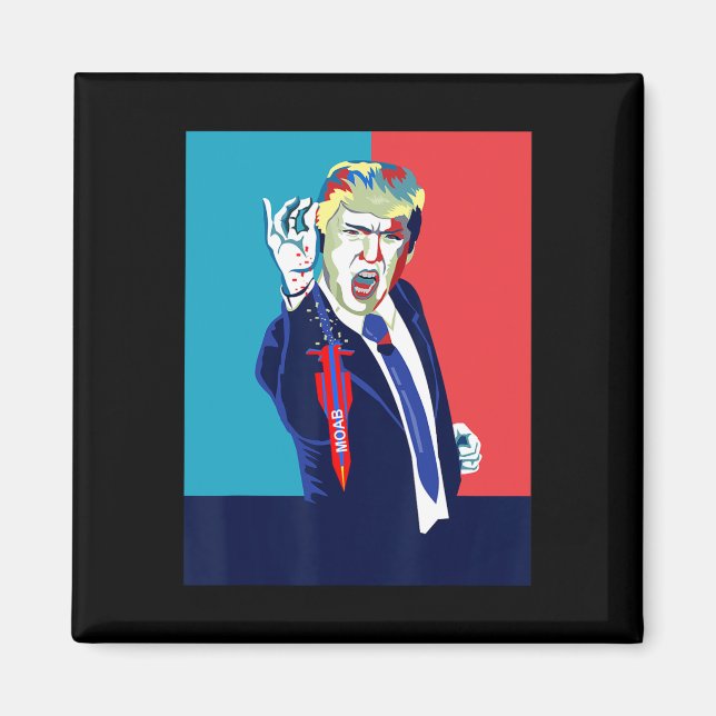 Imã Engraçado Trump Moab  (Frente)