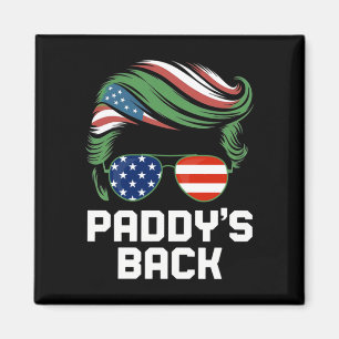 Imã Engraçado Trump Paddy's Back