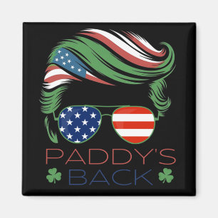 Imã Engraçado Trump Paddy's Back