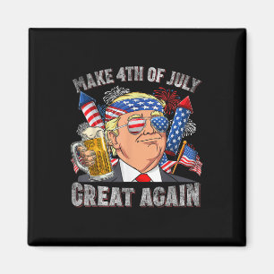 Imã Engraçado Trump Torna Homens Em 4 De Julho Novamen