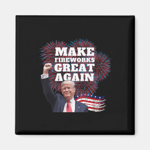 Imã Engraçado Trump Torna O Excelente Do Fireworks Nov
