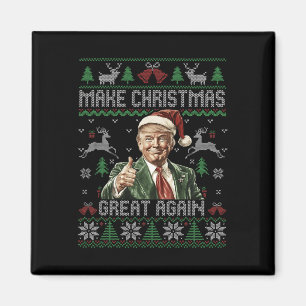 Imã Engraçado Trump Torne Excelente De Natal Novamente