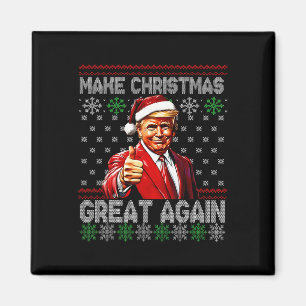 Imã Engraçado Trump Torne Excelente De Natal Novamente