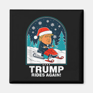 Imã Engraçado Trump volta a andar de moto de neve no i