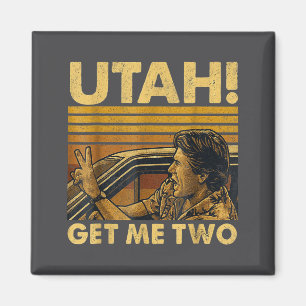 Imã Engraçado Utah Me Dê Dois Gráfico de Citação Vinta
