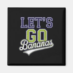 Imã Engraçado Vamos Bananas Cuja Banana Fruta Ban