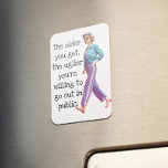 Ímã Engraçado Velho, você ganha a Sarcastic Retro Hous<br><div class="desc">Este design foi criado através da arte digital. Pode ser personalizado escolhendo a opção personalizar mais. Entre em contato comigo em colorflowcreations@gmail.com se você quiser usar este design em outro produto. Veja mais das minhas criações ou siga-me em www.facebook.com/colorflowcreations,  www.instagram.com/colorflowcreations,  www.twitter.com/colorflowart e www.pinterest.com/colorflowcreations.</div>