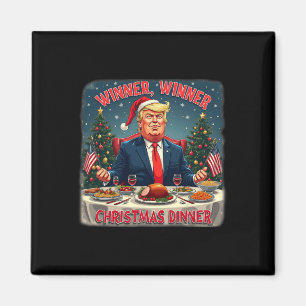 Imã Engraçado Vencedor Humor Vencedor Janto de Natal M