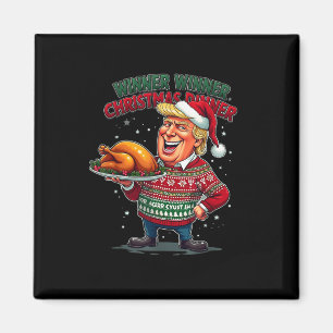 Imã Engraçado Vencedor Humor Vencedor Janto de Natal M