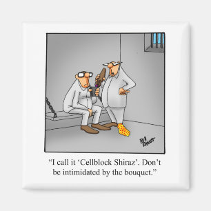 Imã Engraçado Vinho Humor Magnet Specticks