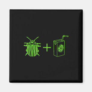 Imã Engraçado Vintage Beetles Halloween Horror Figurum