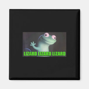 Imã Engraçado Weirdcore Lizard Lizard Lizard Meme Anim