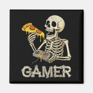 Imã Engraçado Zza Gamer Skeleton Jogo Adolescentes Jov