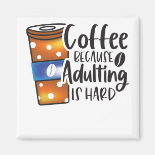 Imã Engraçados Amantes De Café Dizendo - Sublimaçã