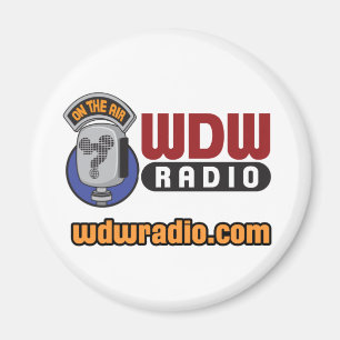 Imã Engrenagem de rádio do logotipo de WDW