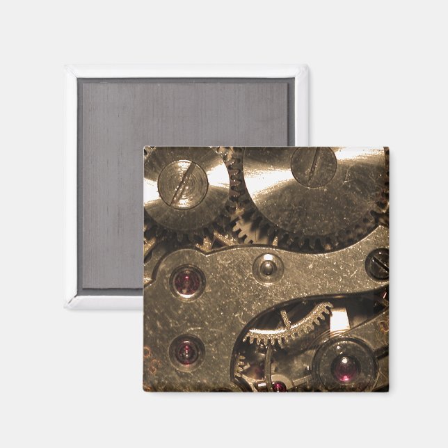 Imã Engrenagens de Relógio de Metal Steampunk (Front/Back)