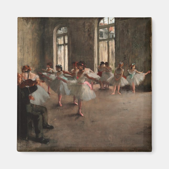 Imã Ensaio de balés - Edgar Degas - 1873 (Frente)