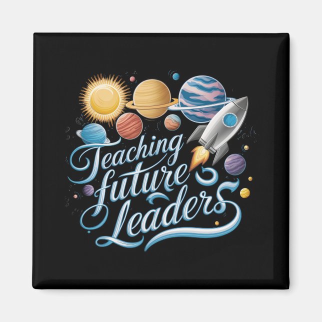 Imã Ensinando Futuros Líderes Professor Planeta Espaci (Frente)