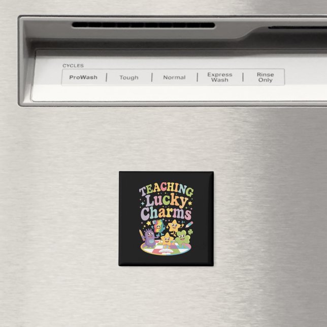 Imã Ensinando Lucky Charms Professor Dia de São Patríc (In Situ (Dishwasher))