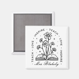 Imã Ensinar amor inspira o nome personalizado do profe