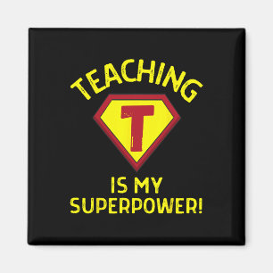 Imã Ensinar É Meu Superpoder - Professor Fundamental D