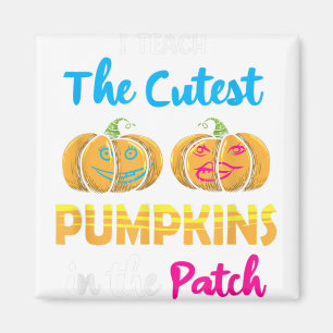 Imã Ensine As Pumpkins Mais Perto No Patch Teacher Hal