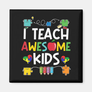 Imã Ensino crianças incríveis camisa Autismo quebra-ca