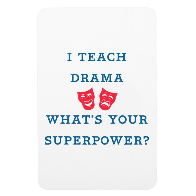 Ímã Ensino Drama, qual é o seu superpoder? (Vertical)