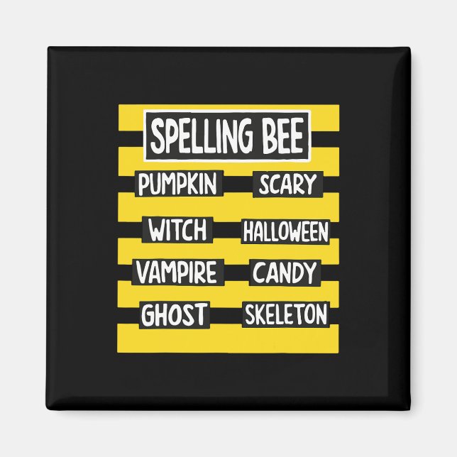 Imã Ensino Engraçado De Halloween Para Professores Que (Frente)