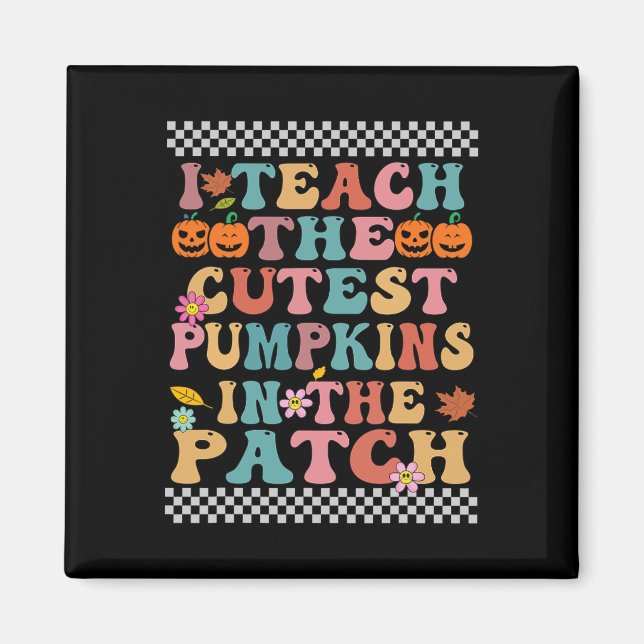 Imã Ensino Os Pumpkins Mais Bonitos No Pancinho Do Pan (Frente)