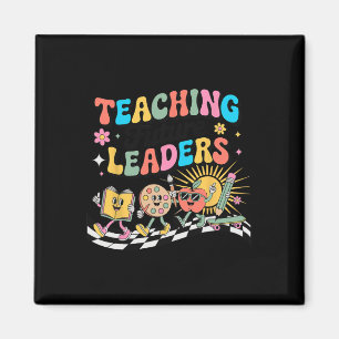 Imã Ensino Retro Líderes Futuros Professor Groovy de V