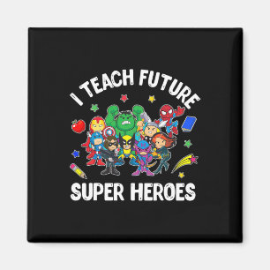 Imã Ensino Super Heróis Futuros Dando Presente Ensinan