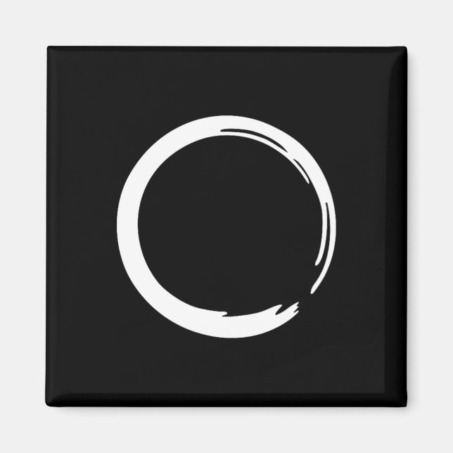 Imã Enso, Zen, Círculo, Símbolo, Budismo, Buda, Medita (Frente)