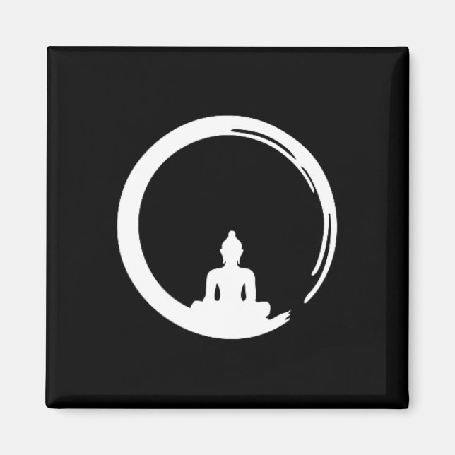 Imã Enso, Zen, Círculo, Símbolo Budismo Buda Meditação (Frente)