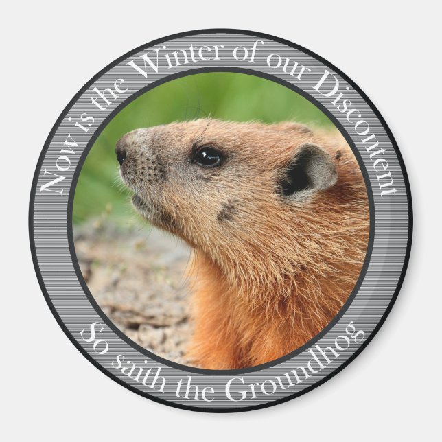 Imã Então diga a marmota (Frente)