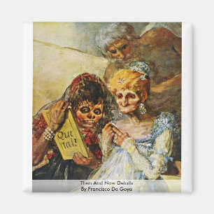 Imã Então e agora detalhes por Francisco De Goya