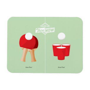 Ímã Então E Agora: Ping Pong