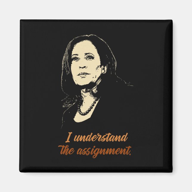 Imã Entenda A Ignment - Kamala Harris 2024 Electi (Frente)