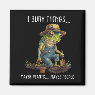 Imã Enterro coisas talvez plantas talvez pessoas sapo